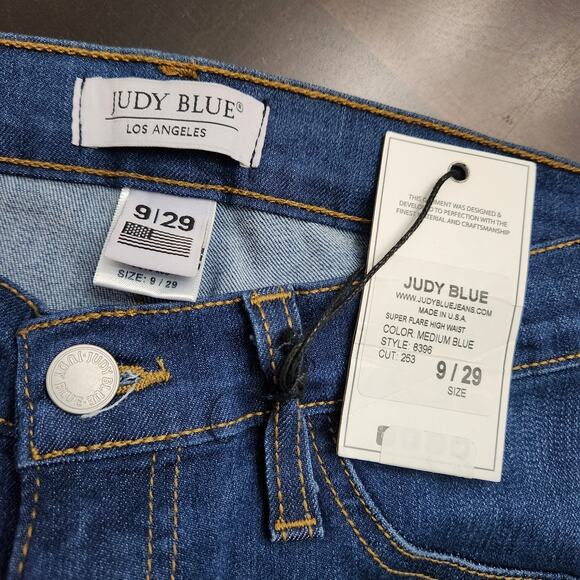 NWT Judy Blue Super Flare High Waist Jeans Size 29 - Picture 4 of 6